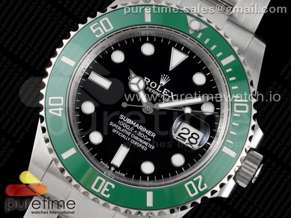 VSF 롤렉스 신형 서브마리너 그린인서트 스틸브레이슬릿 스벅 Submariner 41mm 126610 LV Kermit 904L Steel VSF 1:1 Best Edition VS3135