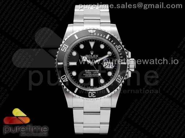 VSF 롤렉스 신형 서브마리너 블랙다이얼 스틸브레이슬릿 Submariner 41mm 126610 LN Black Ceramic 904L Steel VSF 1:1 Best Edition VS3235