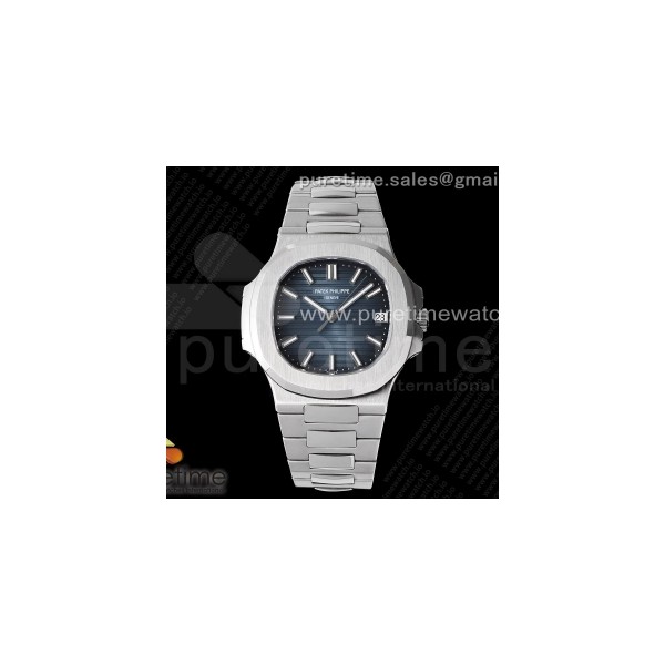 3KF V2 파텍필립 노틸러스 5711 블루다이얼 스틸브레이슬릿 Nautilus 5711/1A 3KF 1:1 Best Edition Blue Textured Dial on SS Bracelet A324 Super Clone V2