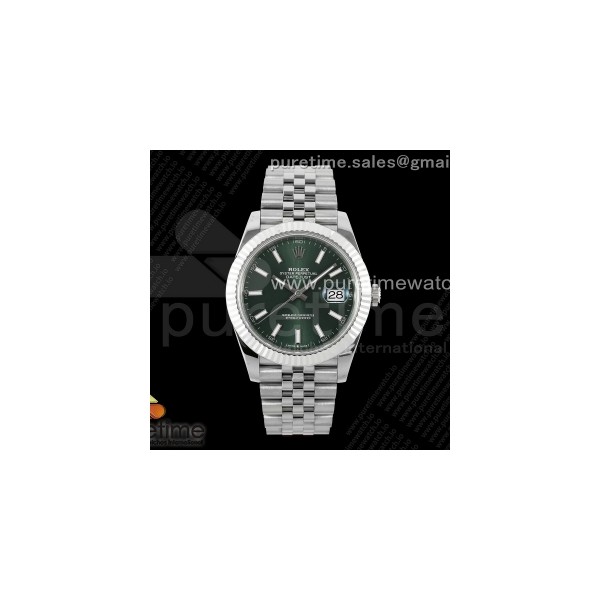 VSF 롤렉스 데이저스트41 그린다이얼 쥬빌레브레이슬릿 DateJust 41 126330 904L SS VSF 1:1 Best Edition Green Dial on Jubilee Bracelet VS3235