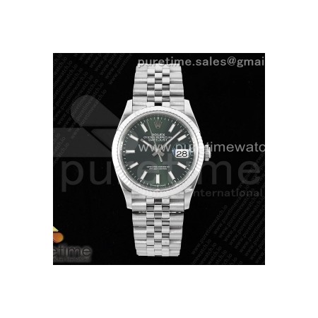 VSF 롤렉스 데이저스트36 그린다이얼 쥬빌레브레이슬릿 데젓36 DateJust 36 SS 116234 VSF 1:1 Best Edition 904L Steel Green Sundust Dial on Jubilee Bracelet VS3235