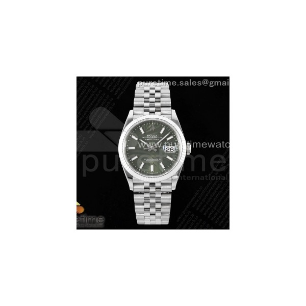 VSF 롤렉스 데이저스트36 그린리프다이얼 쥬빌레브레이슬릿 데젓36 DateJust 36 SS 116234 VSF 1:1 Best Edition 904L Steel Green Leaf Dial on Jubilee Bracelet VS3235