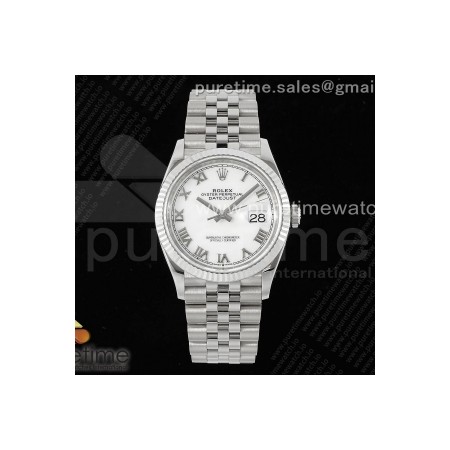 VSF 롤렉스 데이저스트36 화이트로만다이얼 쥬빌레브레이슬릿 데젓36 DateJust 36 SS 116234 VSF 1:1 Best Edition 904L Steel White Roman Dial on Jubilee Bracelet VS3235